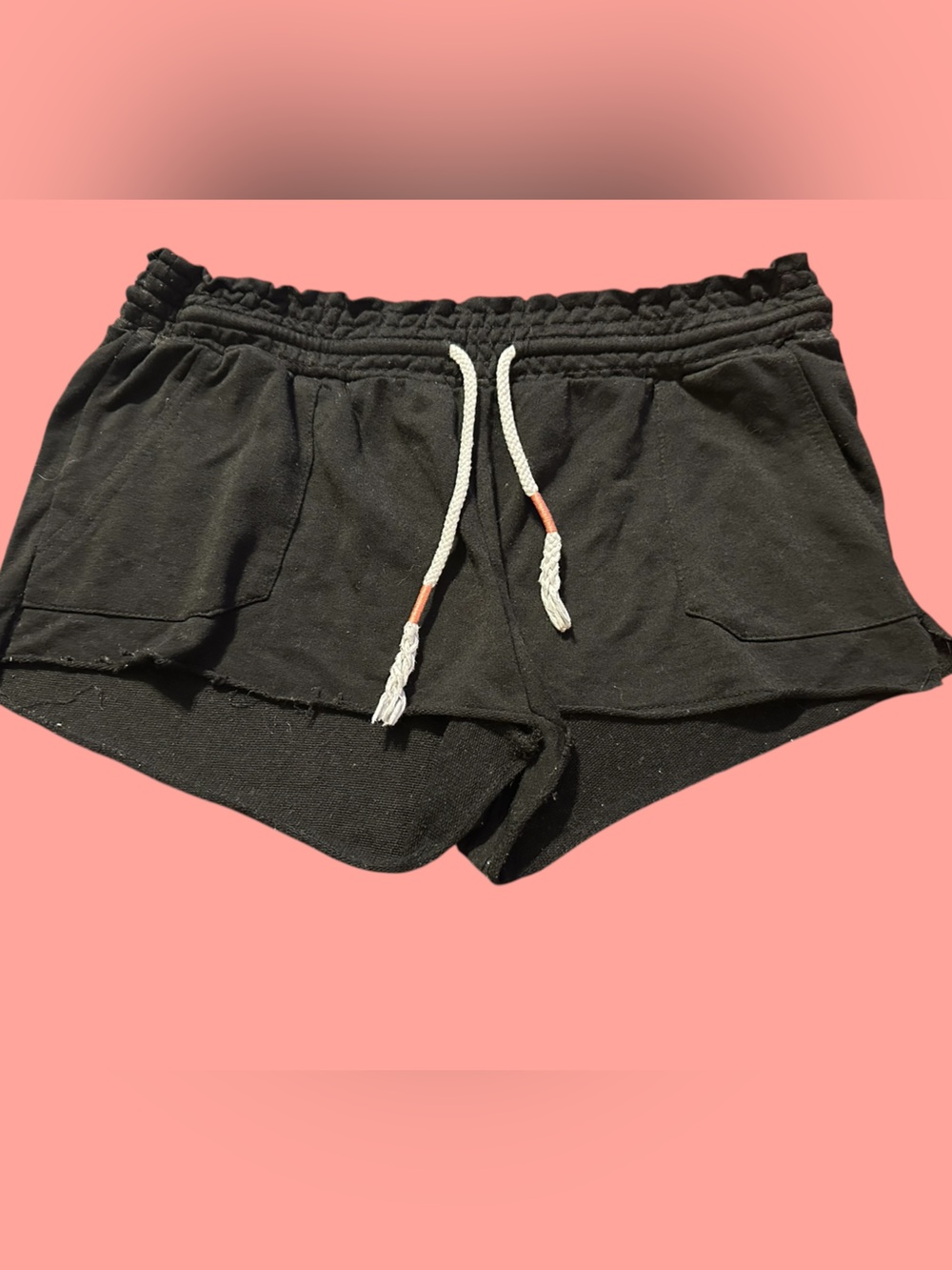 Miss Chievous Black Athletic Drawstring Shorts